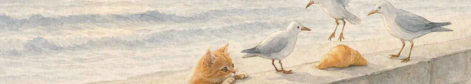banière avec chat